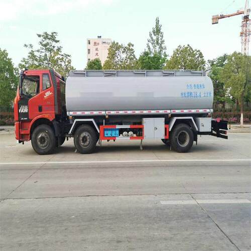 解放前四后八供液车 30方洗井液 外加剂运输车 不锈钢槽车