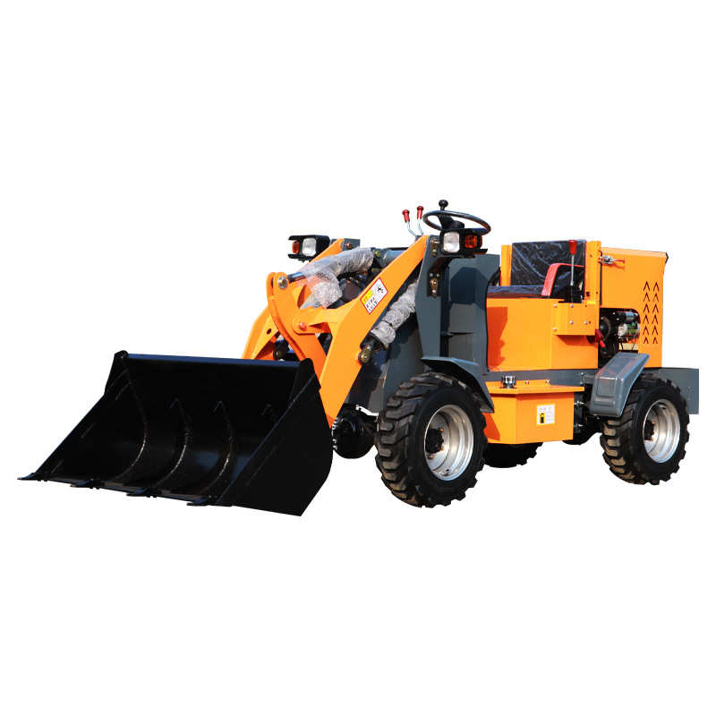 小型四驱柴油装载机建筑工地养殖场电动装载机家用小铲车抓草抓木