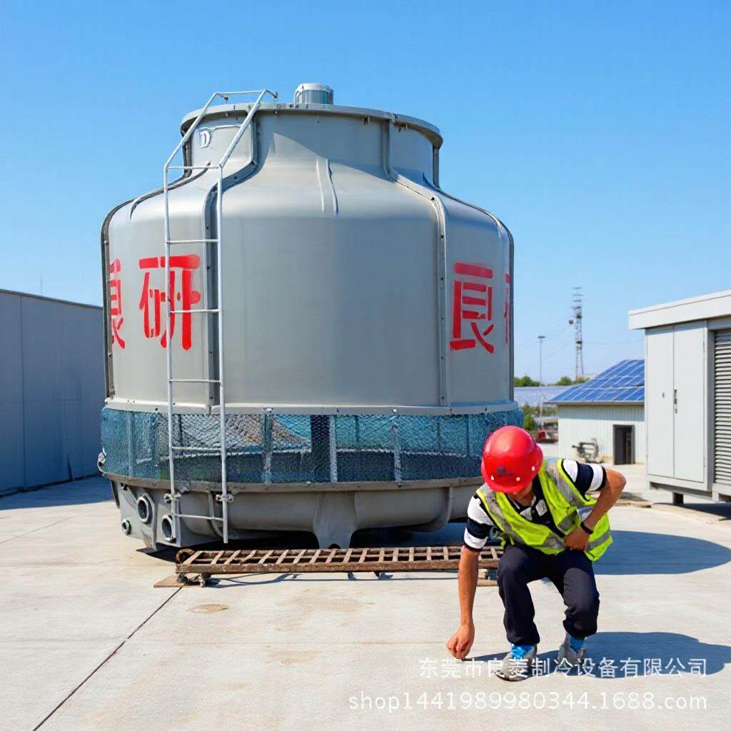 广东良研厂家圆形冷却塔50小型逆流冷水塔玻璃钢散热水塔