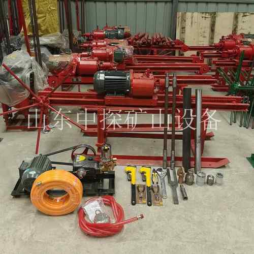 轻便30米勘探取芯钻机 水平定向打孔钻机 电动横向岩层取样钻探机