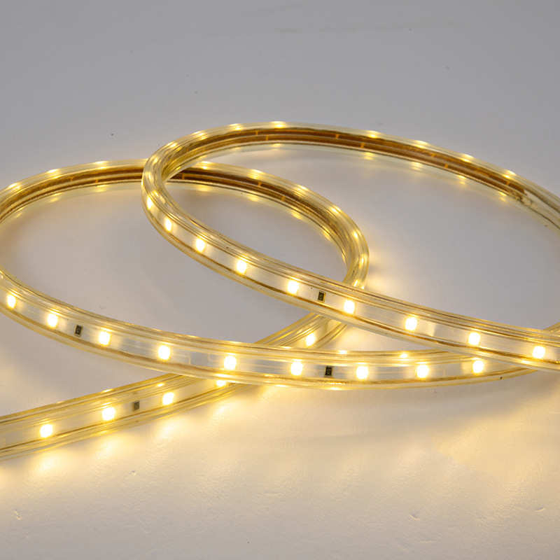 超亮灯带2835客厅4mm宽露营户外防水装饰变光灯条led软线220v灯带