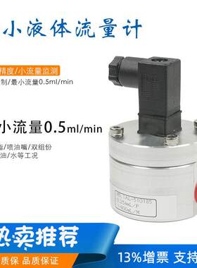 带显示包膜油微小流量计 润滑油液压油椭圆齿轮流量计
