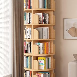 全实木旋柜转书架地儿童置物架简易宝宝绘本EIN收纳生书家用学多