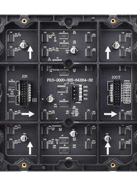 RGB全彩LED点阵2.5mm间距显示屏亮度可调RGB-Matrix-P2.5-64x64