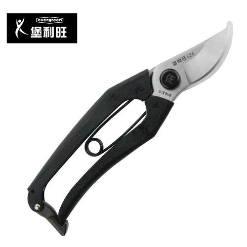 堡利旺826修枝剪 果树粗枝剪枝剪树枝剪园艺工具黑色烤漆工艺