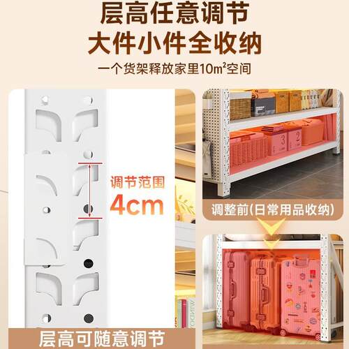 加厚仓储重型货架超市展示架多层可调节置物架货架快递站仓库收纳