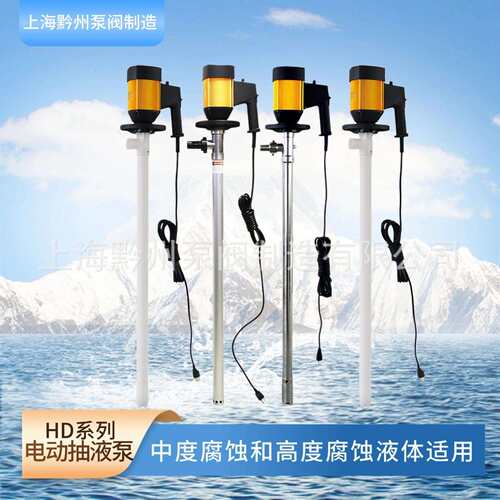 HD-E-V+S-mmSP加油405泵电H动可速插桶泵手调提式电动油桶泵