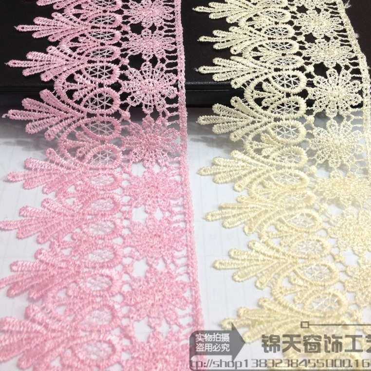 【楚脉】花边厂家直供 水溶刺绣花边 窗帘沙发抱枕装饰小边批发,居家布艺,花边,淘宝优惠券,粉丝福利购,淘宝优惠卷