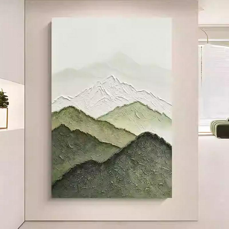 《背有靠山》高级感客厅抽象装饰画沙发背景墙高级感小众玄关挂画