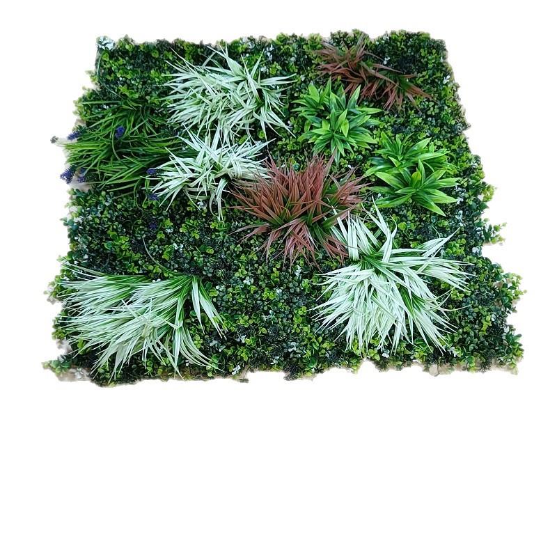 仿真植物墙绿植墙草坪墙面人造塑料假草米兰尤加利门头壁挂装饰