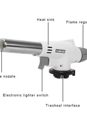 Outdoor Portable Camping Welding Butane Gas Blow Lighter Fla