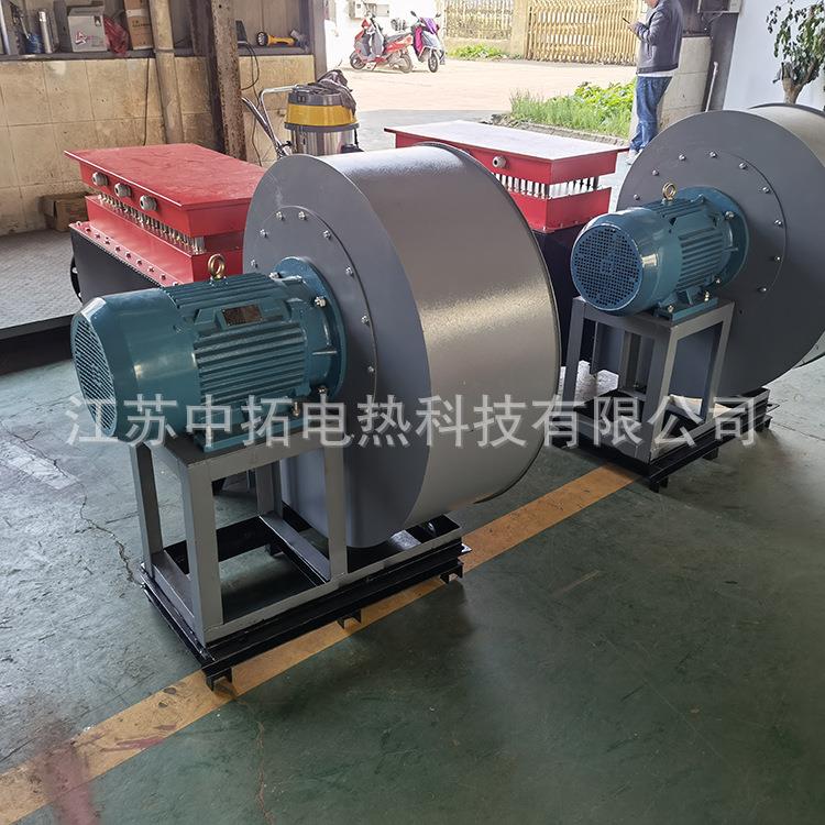 防爆电加热器热风炉60kw 烘房加热器 烤漆房烘干 工业热风机