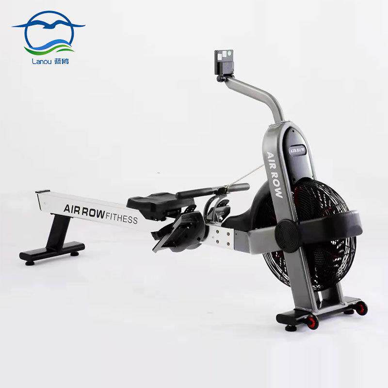 风阻划船机室内多功能运动健身器材划水机Rowingmachine家用水阻