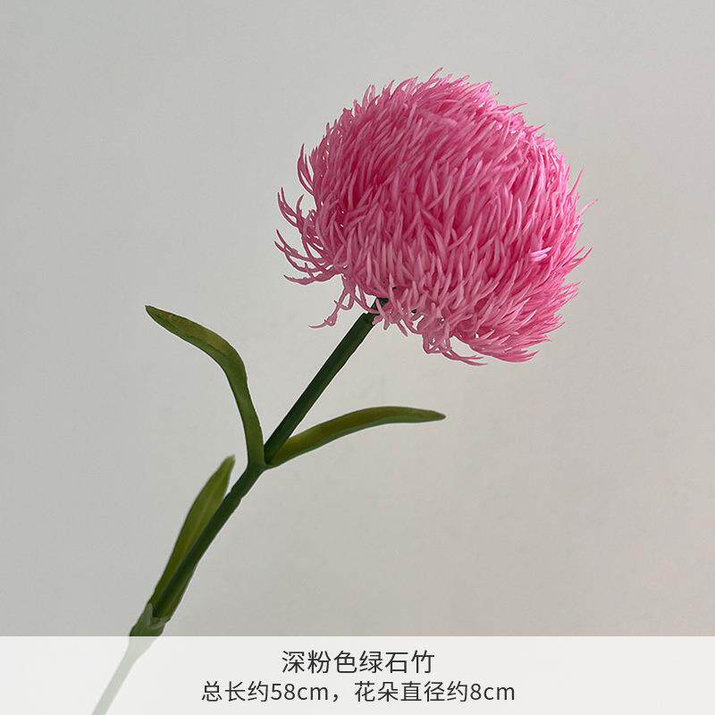 仿真软胶手绿石竹假花家居婚庆软装布置室内摆放花艺绿植商务插花