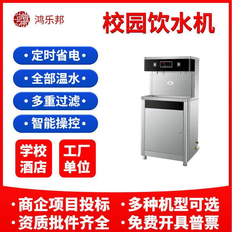 鸿乐邦直饮机学校办公室净水器商用直饮水机过滤幼儿园电加热