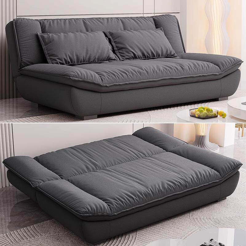 帆船布艺沙发床一体折叠两用2026新款现代简约客厅小户型懒人沙发