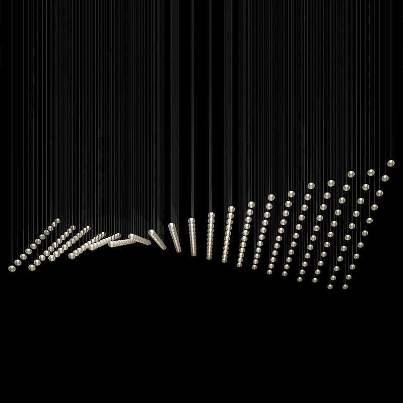 售楼部沙盘小雨点螺纹玻璃球酒店大堂非标展厅工程楼梯吊灯,家装灯饰光源,客厅吊灯,淘宝优惠券,粉丝福利购,淘宝优惠卷