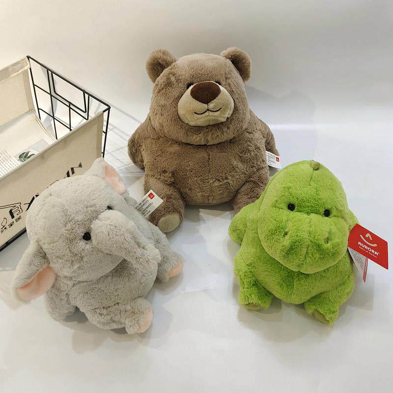 胖墩墩抱抱熊公仔恐龙毛绒玩具小猪玩偶大象娃娃兔子抱枕睡觉女生