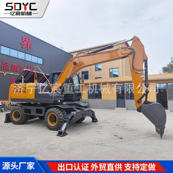 轮式挖掘机工程机械挖掘机工地建筑四轮180轮挖钩机挖掘机