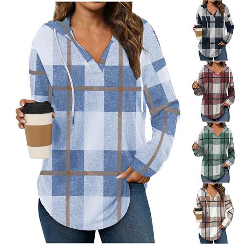 Bofell Womens Tops Hoodies Women Pullover Oversized