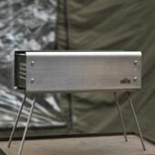 拾铁V6烧烤炉家用烤肉串架露营户外可携式 烤炉折叠炉子商用木炭架