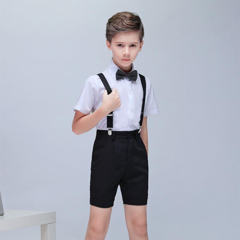 新款元旦儿童带裤演服幼儿园礼服小学生服装主持人大背唱表出合演