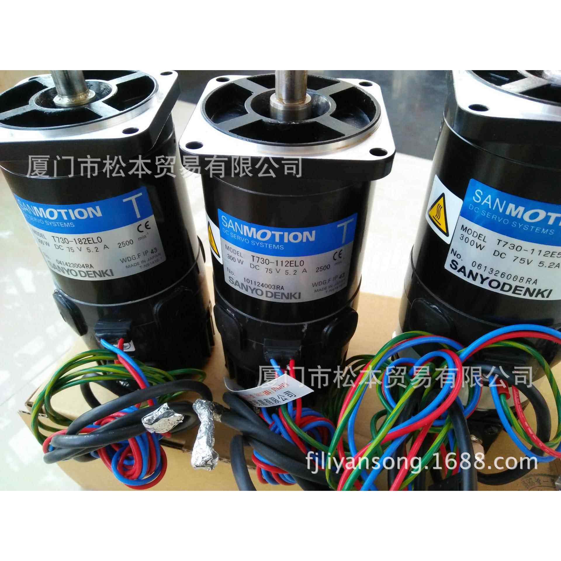 山洋直流电机T730-182E59伺服电机T730-182e59SANYO DENKIT730-18