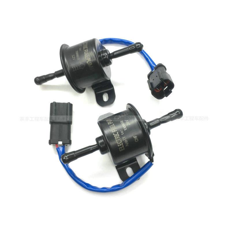 12V24V适用洋马电子泵挖掘机皮卡车汽柴油泵全铜外置燃油泵输油泵