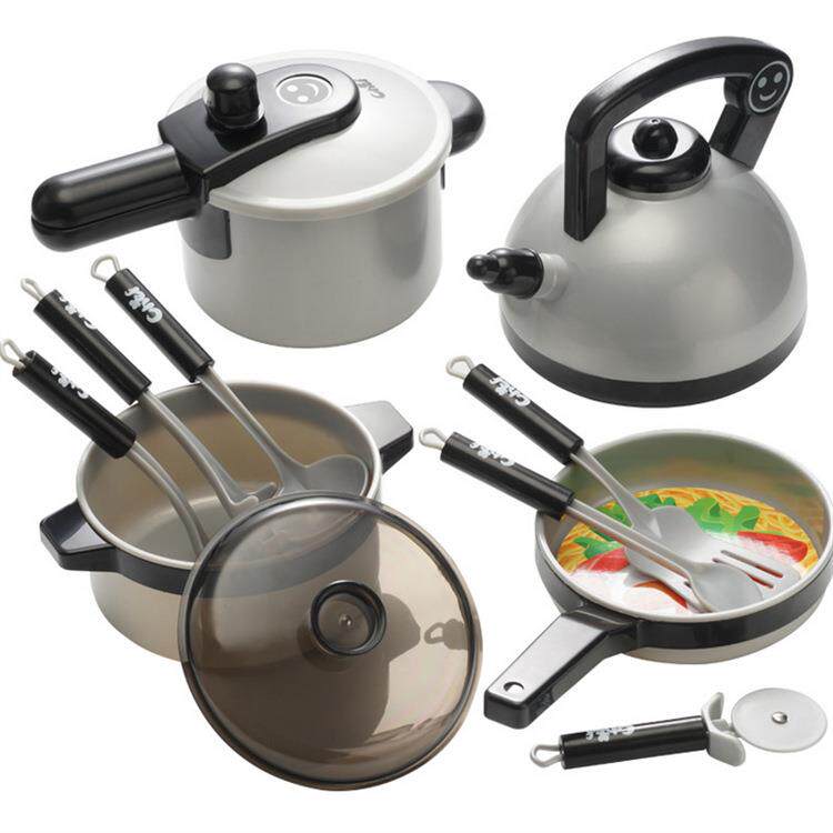 高档童游戏屋锅玩具餐烹饪小厨具真正的烹饪食火物儿玩具大厨房具