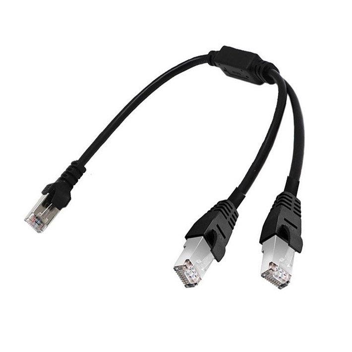 rj45网路线延长线网路口一分二三四转接头连接线IPTV宽带分配转换