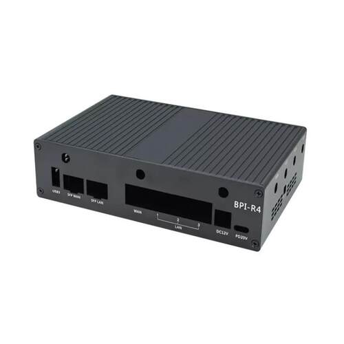 香蕉派BPI R4专用金属外壳Banana Pi R4铝合金保护壳兼容散热器