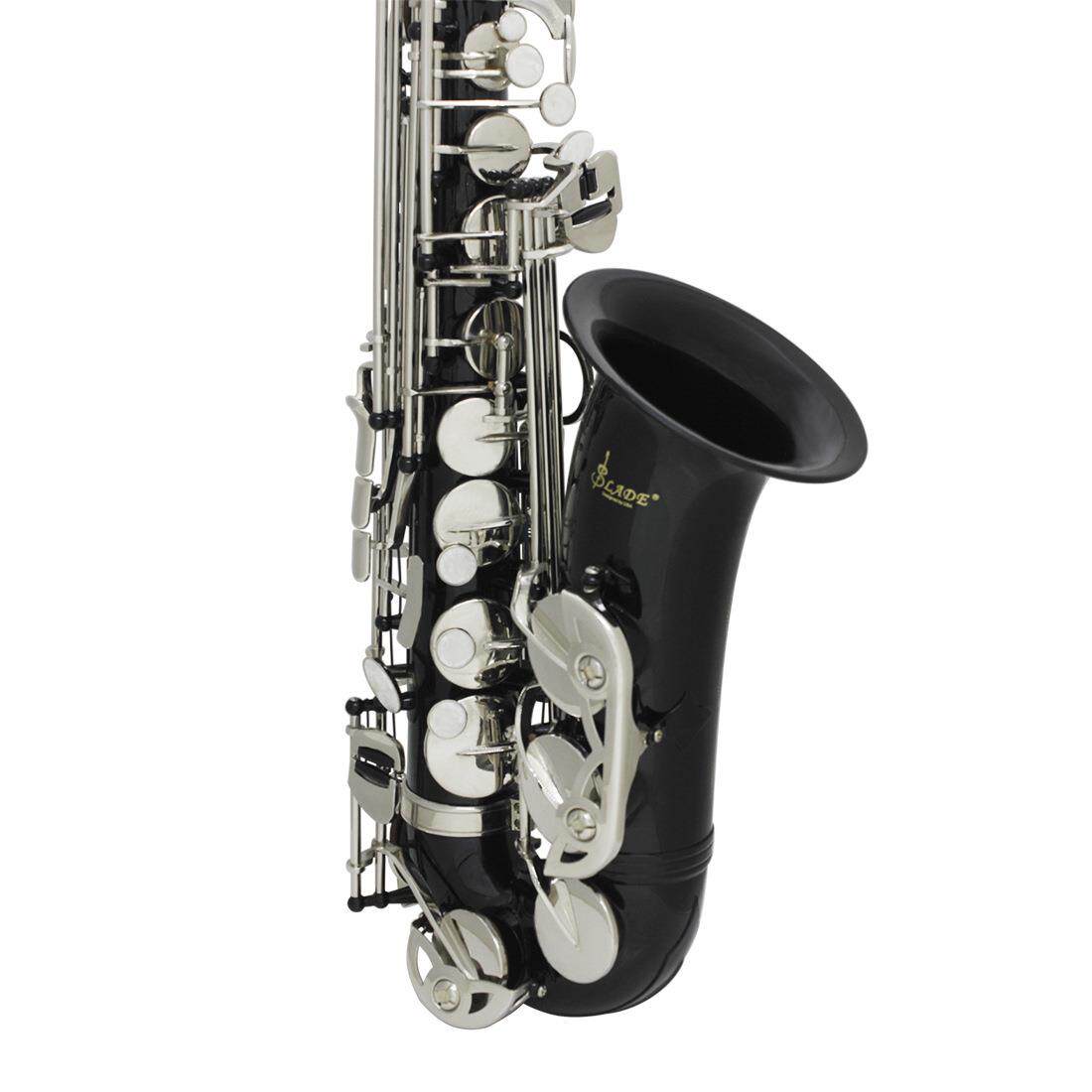 中音萨克斯降E调黄铜管体雕花白贝壳按键初学SAX萨克斯管乐器