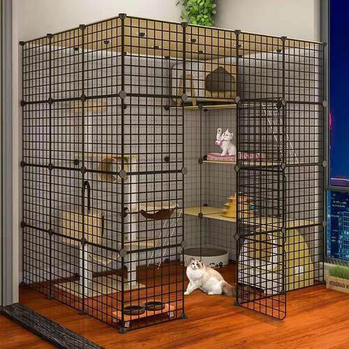 猫笼子超大自由空间猫舍猫屋家用室内大猫咪笼子猫空笼两层猫别墅