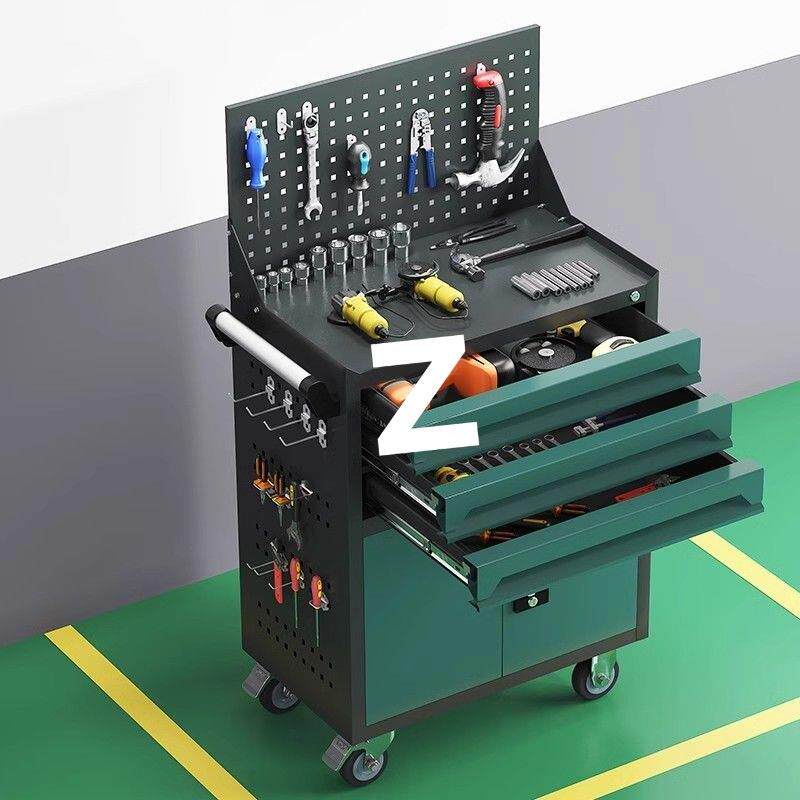 汽修工具车车间工具柜多功能工具箱小推车维修五金零件加厚手推车