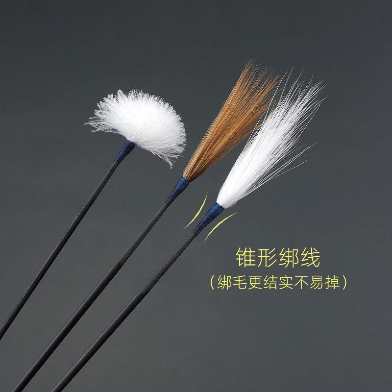 碳纤维鹅毛棒专业采耳工具掏耳朵技师碳素鸡毛鹤毛马尾毛手柄毛毛