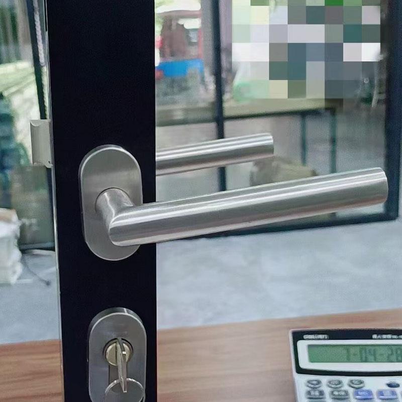 隔断门用窄边锁8530锁体木门用防火门极窄锁不锈钢家用