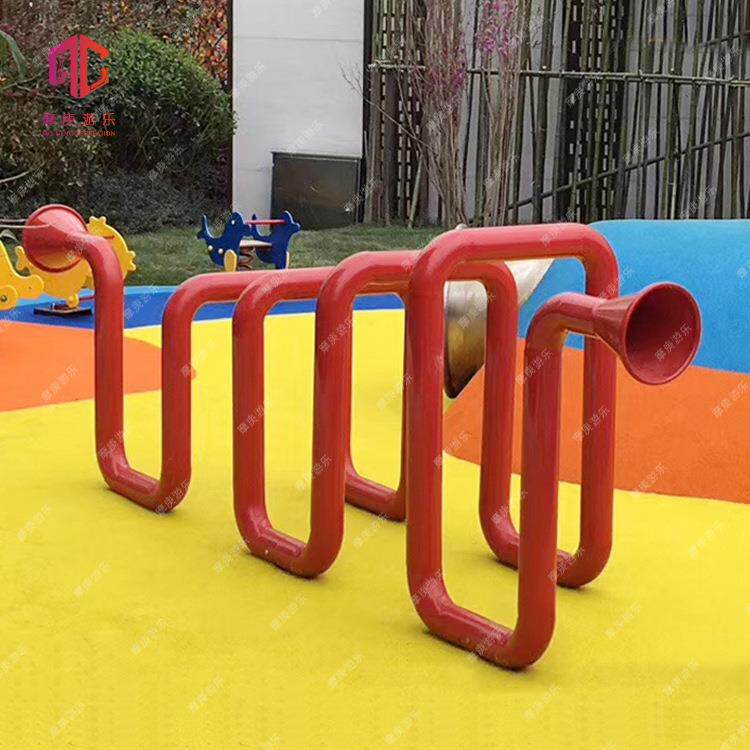 户外儿童不锈钢传声筒幼儿园感统传声创意游乐器材设备非标传话筒