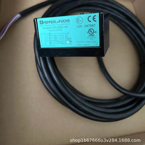 P*F倾角传感器INY360D-F99-2I2E2-5M高抗冲击性模拟量输出