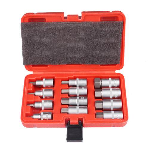 12PC1/2规格滚花压批套筒气动汽修组套五金工具