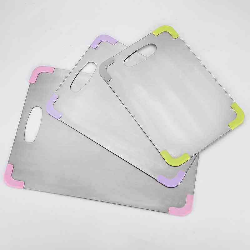 304不锈钢切菜板家用厨房砧板 硅胶角双面切肉水果揉面案防霉菜板,厨房/烹饪用具,砧板/菜板,淘宝优惠券,粉丝福利购,淘宝优惠卷