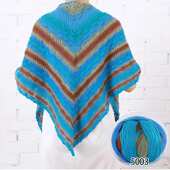 魔球长段染彩虹线防缩澳毛手编贵妇人披肩线材500米100克