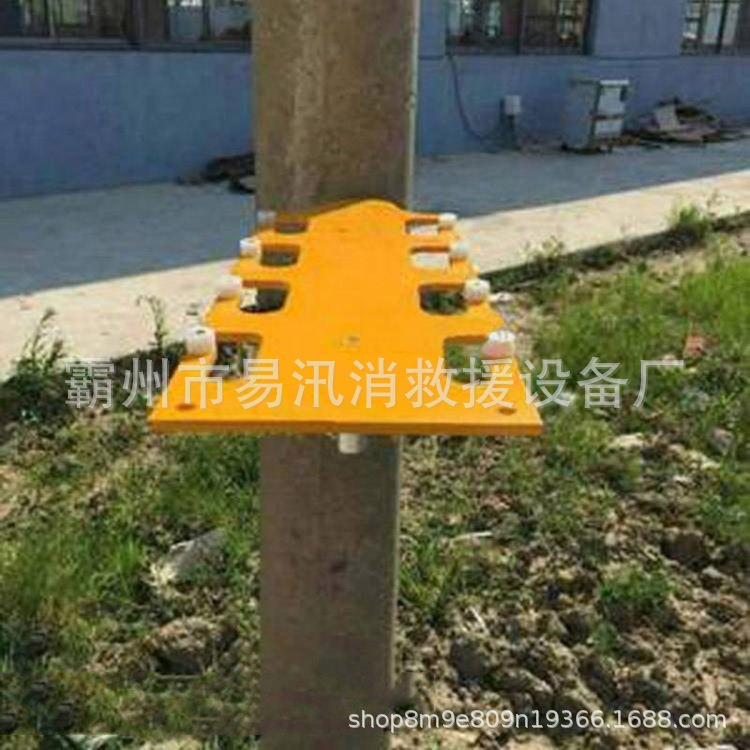 快装型绝缘工具吊架柱/杆上挂架电缆临时放置架高空作业放物架图片