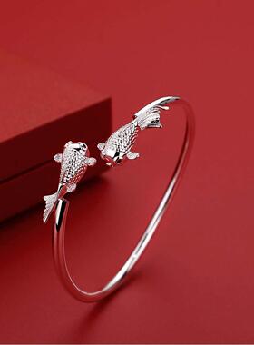 High quality 925 Stamp Silver color Original goldfish