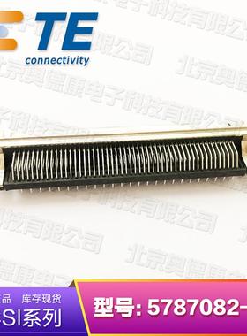 5787082-9TE/AMPSCSI1针00P连接DB型100芯弯脚IRB10器0母座