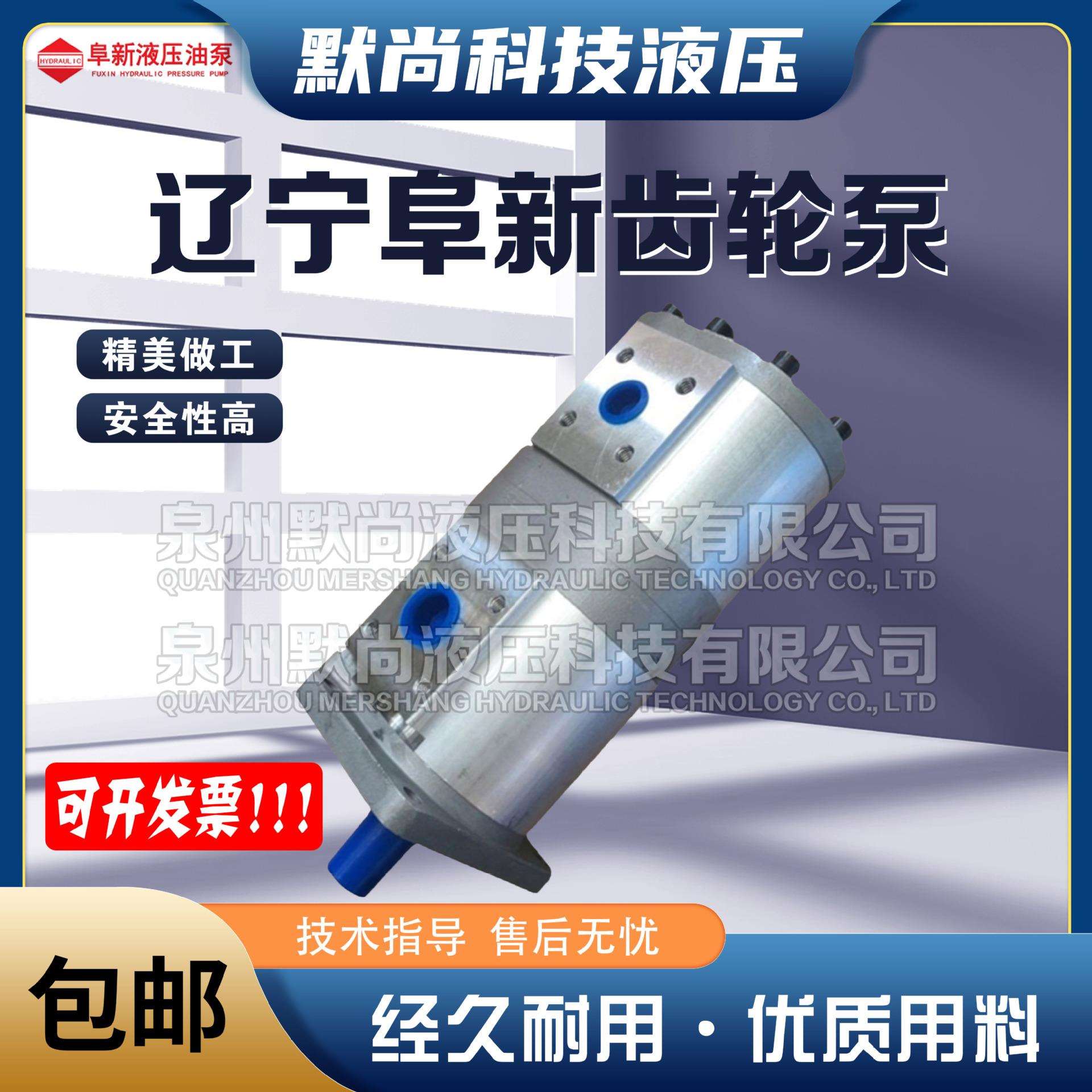 辽宁阜新液压油泵CBF-F50/10 CBF-F63/10 CBF-F71/16 双联齿轮泵