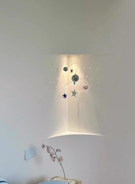 【阳光捕手】小宇宙星空反射灯光挂饰平衡挂件diy天花板家居饰品.