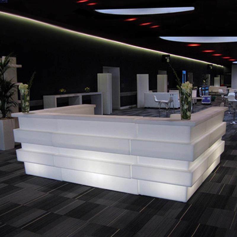 跨境电商吧台桌条纹积木发光桌子清吧家具派对装饰移动鸡尾酒吧台,商业/办公家具,酒吧台,淘宝优惠券,粉丝福利购,淘宝优惠卷