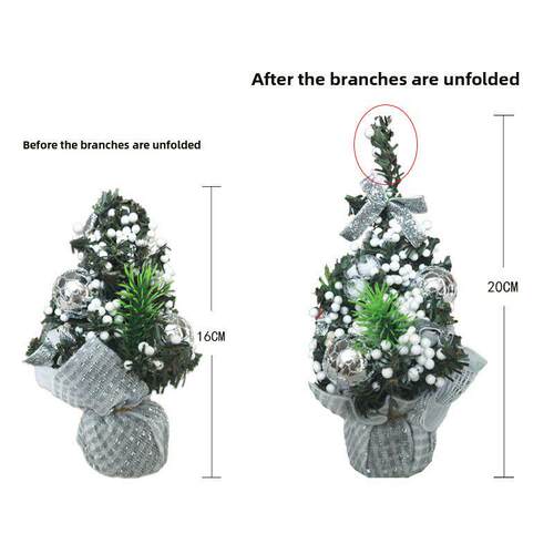 Christmas Ornament Tree 20cm Mini decorative tree 圣诞树