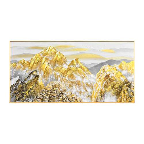 手绘油画客厅装饰画背靠金山沙发背景墙挂画现代抽象大芬村肌理画