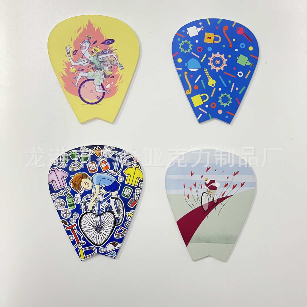 亚克力创意插画杯垫ins咖啡茶托隔热垫圆形不规则茶垫